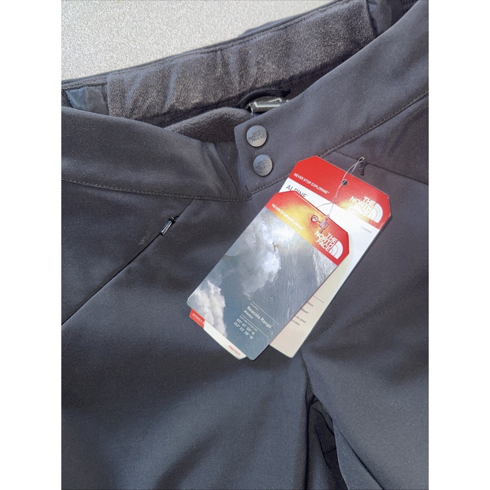 The North Face Insulated Ski Pants Women's Size XS  Black DryVent Waterproof - Picture 2 of 9